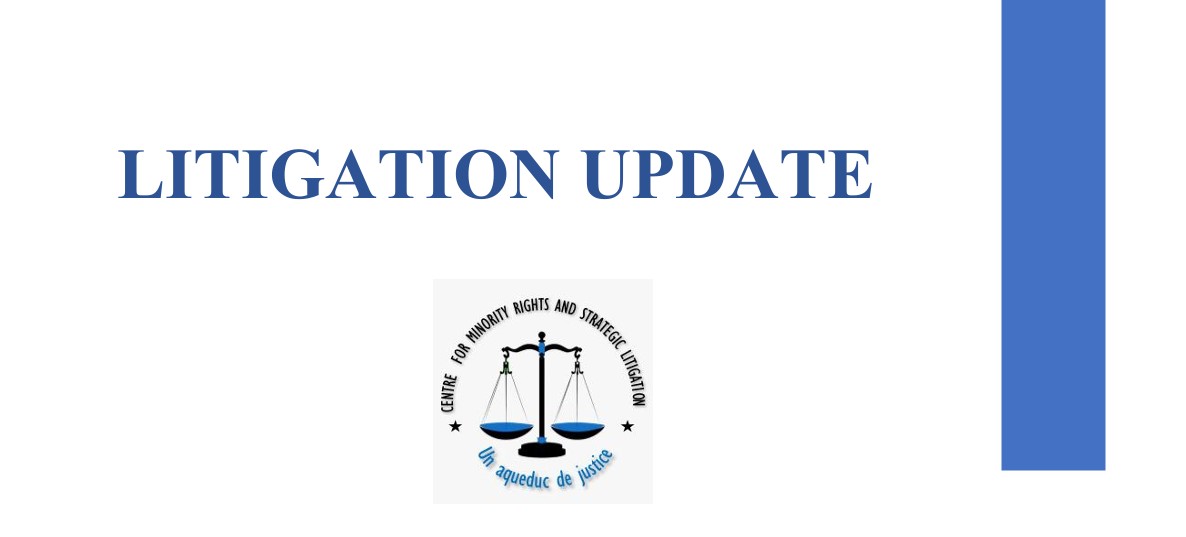 CMRSL LT/03/2022: Litigation update.
